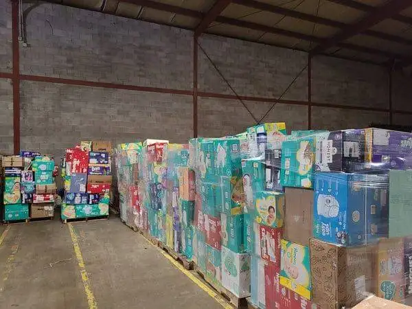 Diapers Pallets