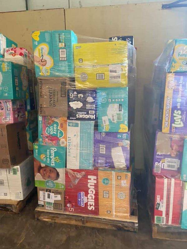 Diapers Pallets